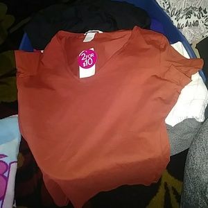 Large ..Burnt Orange T-shirt
